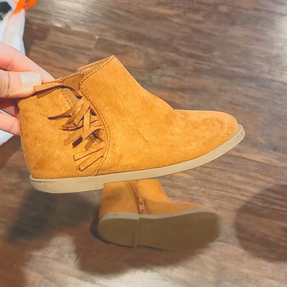 Girls Beige Booties